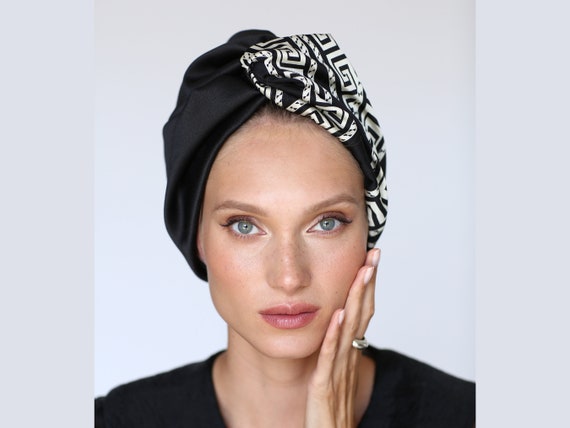 Turban Headband Black Turban Turban Hat 