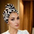 Stylish Zebra Print Satin Head Wrap Scarf for Women – Versatile Turban Style Hair Accessory, Fashionable and Lightweight Headscarf product logo