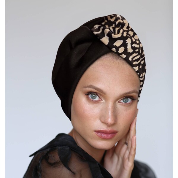 Turban torsadé, turban enveloppant, turban tendance, turban pour femme, chapeaux de chimio, casquette turban, turban tendance, turbans élégants