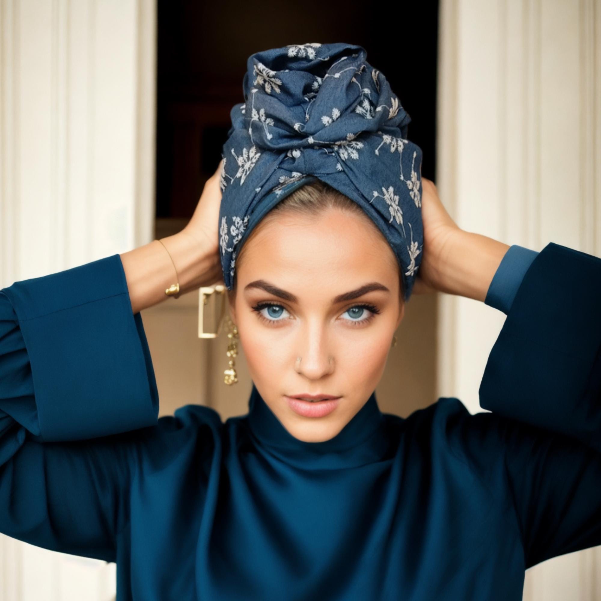 Head wrap for woman, Turban hijab, top knot turban, instant hijab, turban hat, turbante, fashion turban, fashion head scarf, turban woman