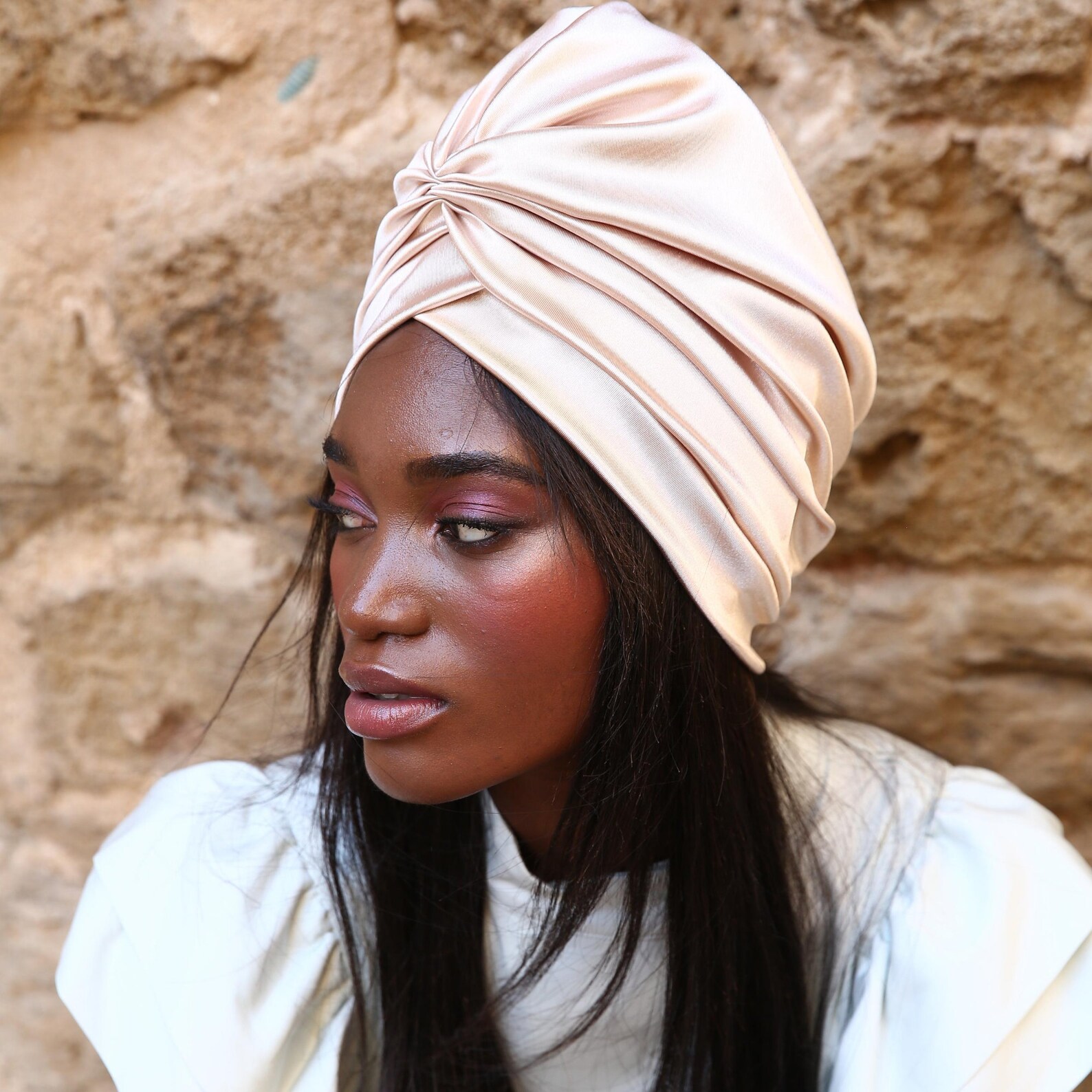 Black Turban Silk Turban Turbans for Women Vintage Turban Etsy UK