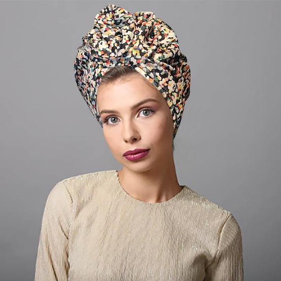 Floral Knot Turban Turban Hat Chemo Hat 
