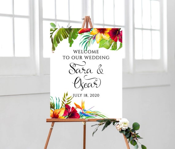 Tropical Wedding Sign Please Sign Our Ukulele Sign Wedding Guestbook Sign Printable Destination Wedding Beach Wedding Sign As Tr125 Party Supplies Party Decor Mclansys Com