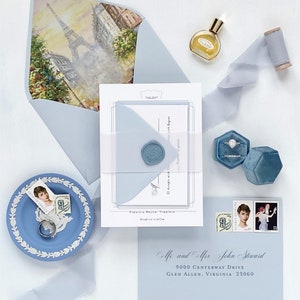 ADD ON - Vellum Belly Bands for Wedding Invitations