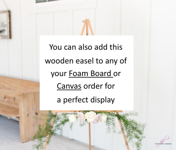 Seating Chart Foam Board