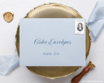 ADD ON - Color Envelopes for Existing Stationery Order