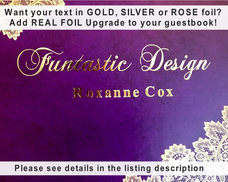 lace wedding Elegant Wedding Guest Book Gold and Purple guest book Gold Wedding Ideas Lace Wedding Guest book Gold Wedding Guest book