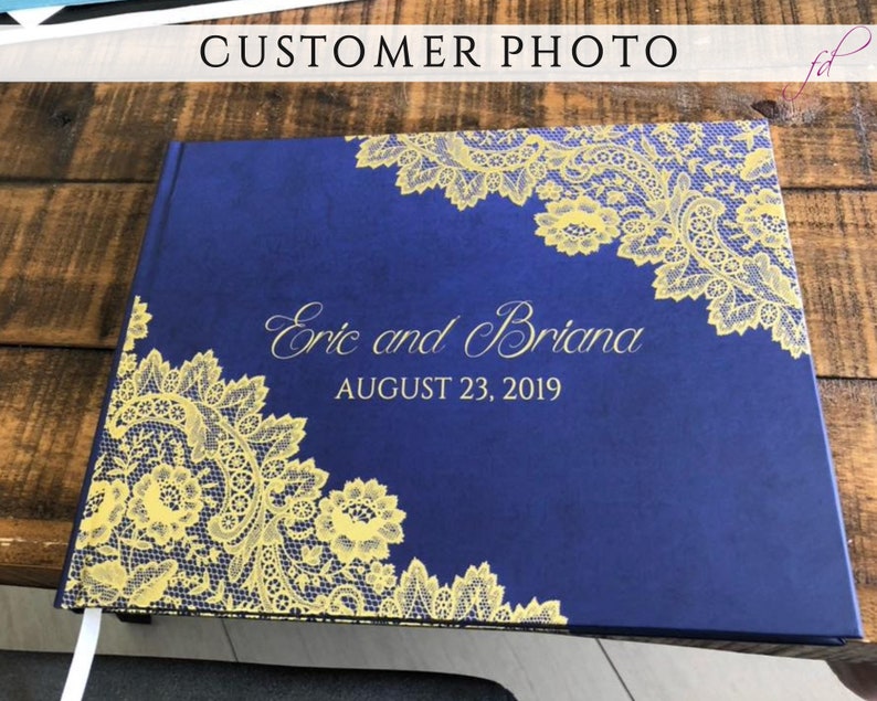 lace wedding Elegant Wedding Guest Book Gold and Purple guest book Gold Wedding Ideas Lace Wedding Guest book Gold Wedding Guest book