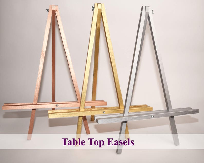 Wedding Easel Gold Easel Rose Gold Easel Natural Wood Etsy