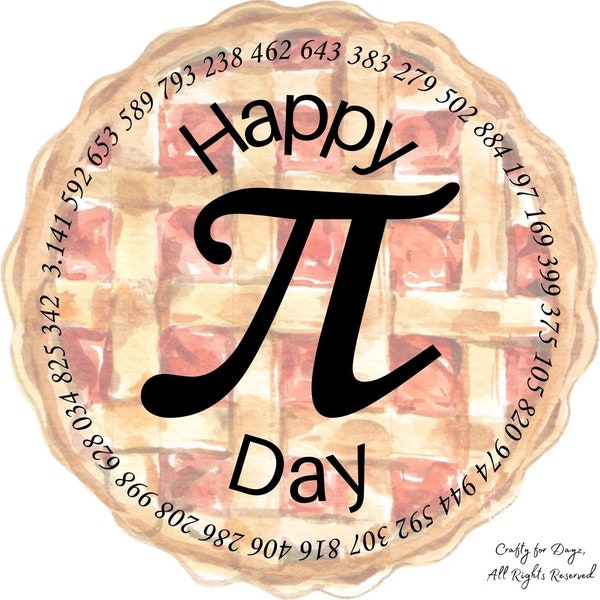 Celebrate Pi Day with this Instant Download