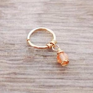 Gold filled cartilage hoop * Cartilage hoop * Cartilage hoop earring * Gemstone cartilage hoop earring * Gemstone cartilage earring * Helix