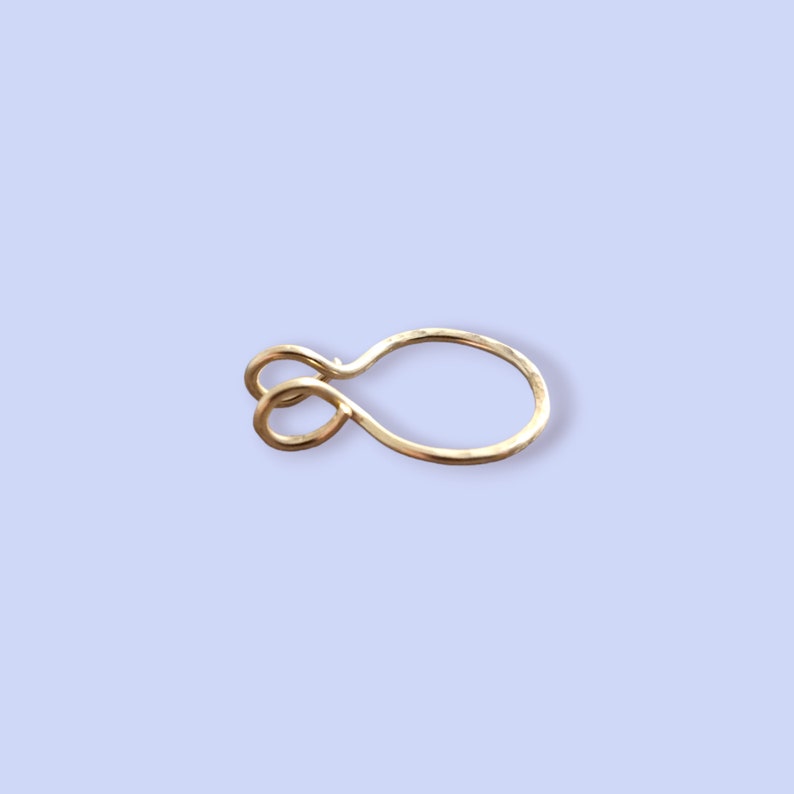 14K gold filled fake septum ring Fake septum ring UK image 2