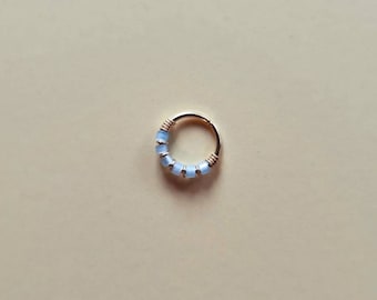 Delicate cartilage hoop blue cartilage hoop gold filled cartilage hoop earring cartilage hoop uk cartilage earring