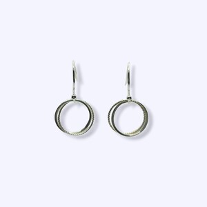 Sterling silver necklace and earrings set, gift for Birthday, Graduation or Anniversary image 4