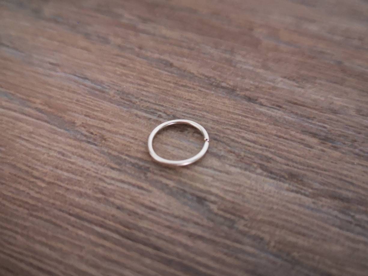 Thick Sterling silver nose ring Sterling silver thick Etsy