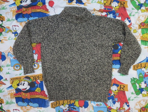 Peter Storm Pure New Wool Ragg Sweater 1980s Size… - image 1