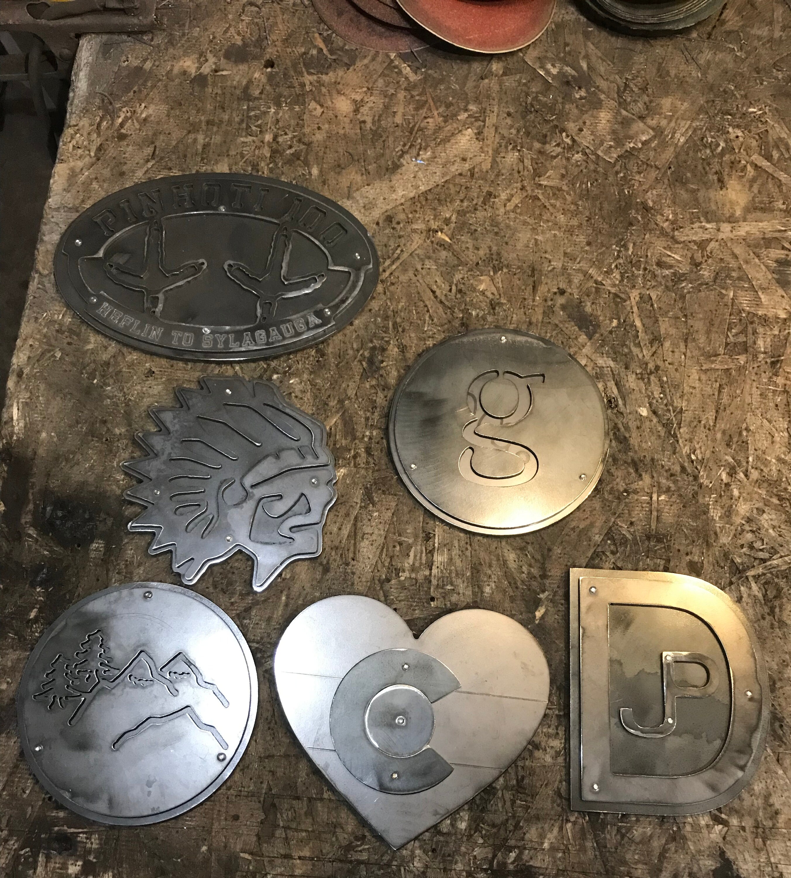 Custom Metal Trailer Hitch Cover Etsy