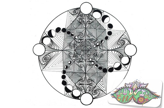  Moon Phases Drawing Circle
