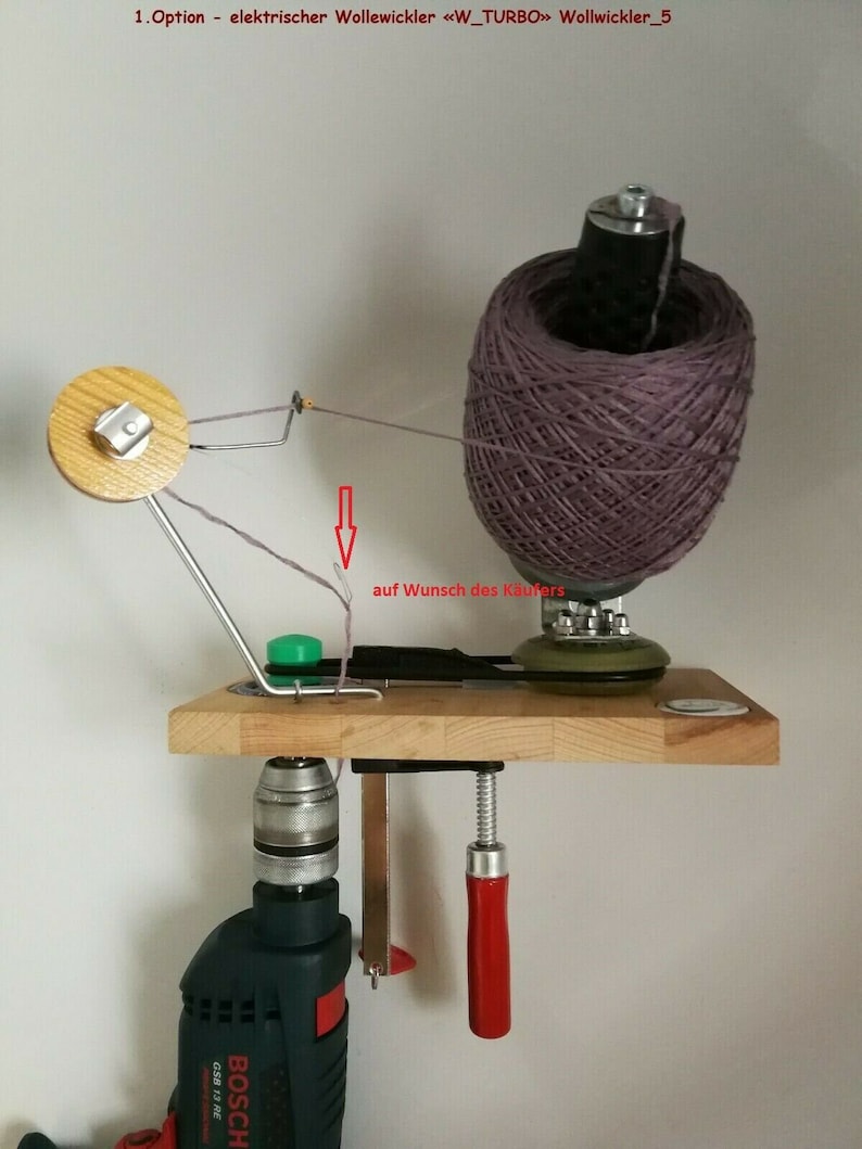 Enrouleur de laine électrique W_TURBO_5M enrouleur de laine enrouleur