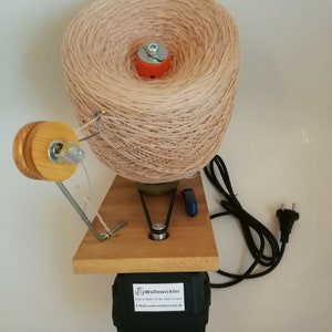 No More Cranking! Fully Electric Yarn Ball Winder Review // Etcokei Yarn  Ball Winder 