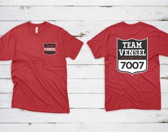 Personalized Rodeo Competitor Cheer Team Tee