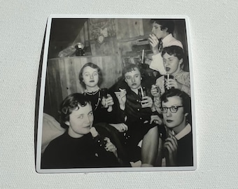 1950s photo sticker