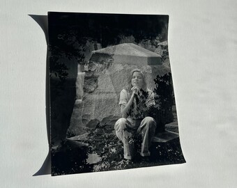 vintage 1970s woman photo print by Herral Long