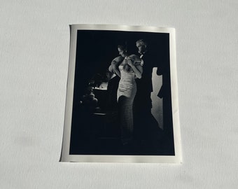 rare 1960s found photo woman photo print by Herral Long