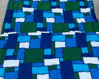 1960s Heritage Quilts geometric comforter blanket
