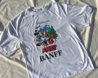 1990s Mickey Mouse Wilderness BANFF t-shirt