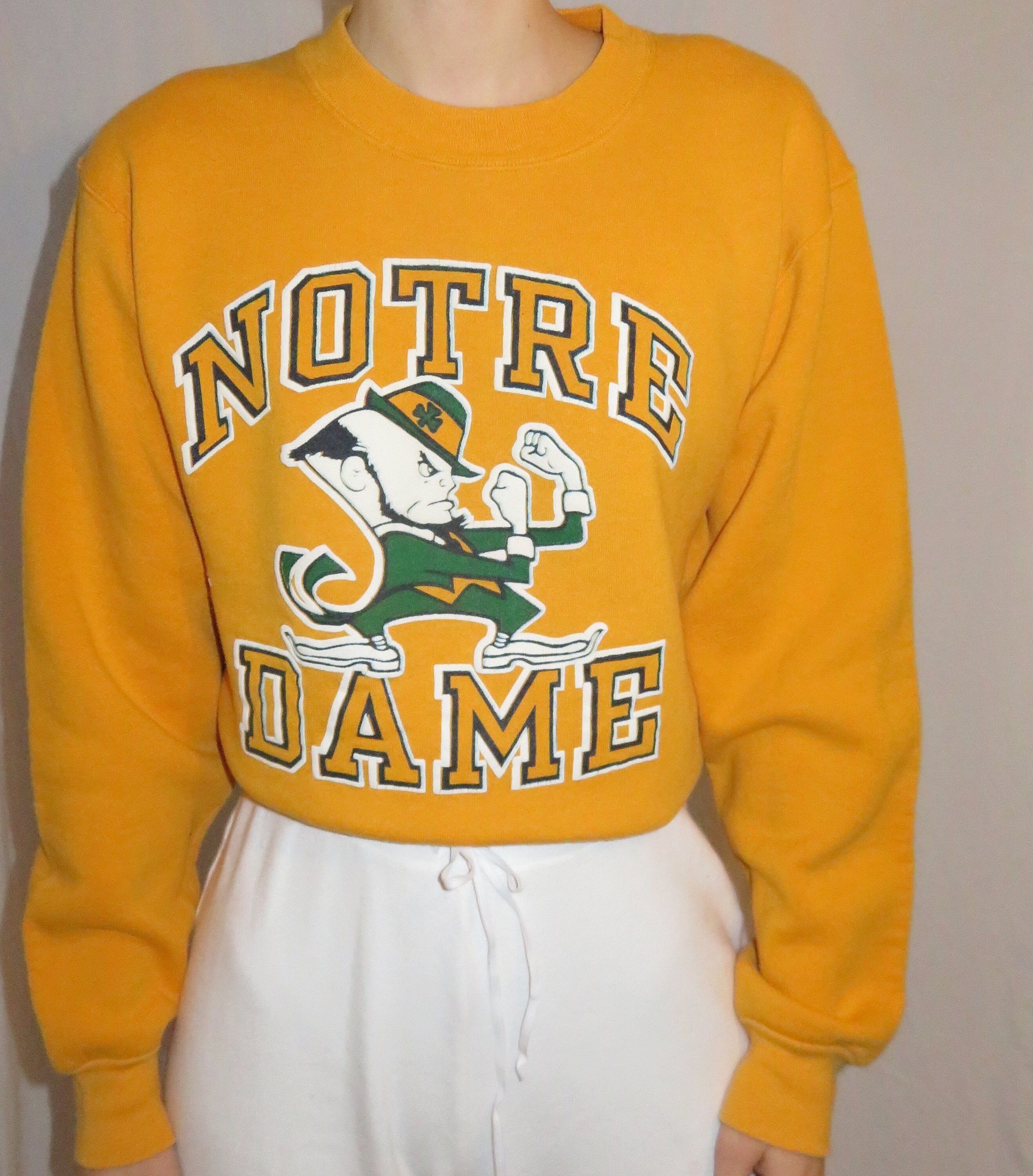 notre dame sweater vintage