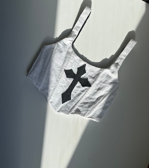 cross corset top