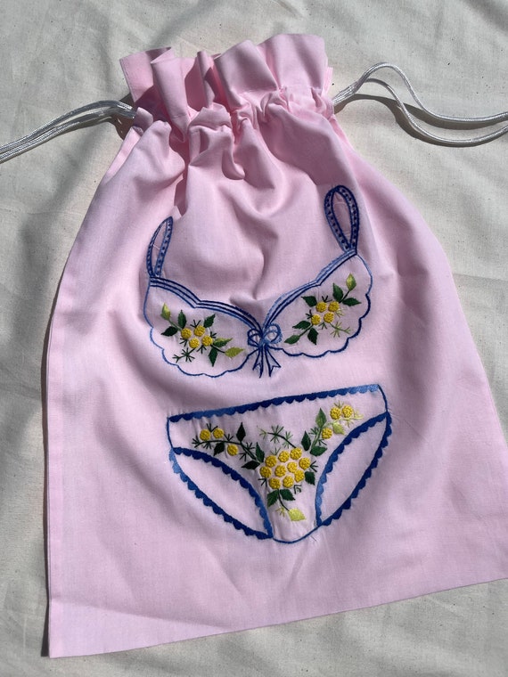 vintage bikini drawstring bag - image 4