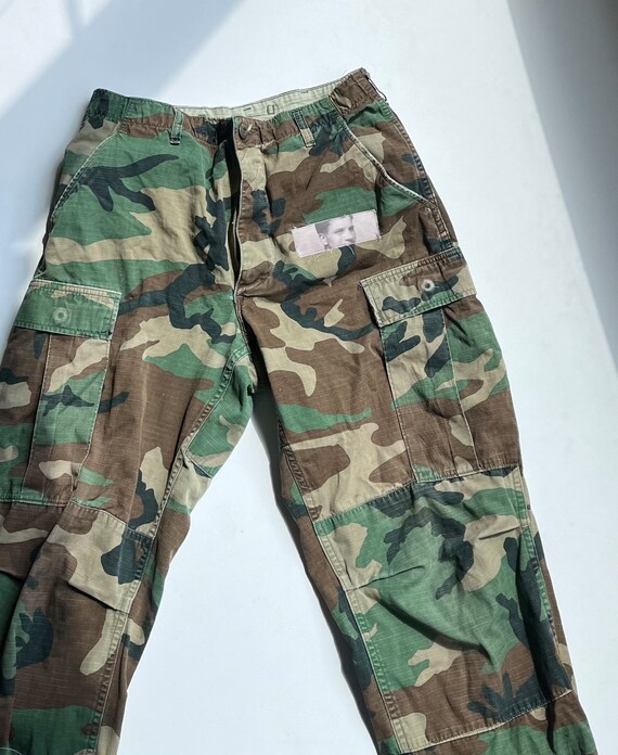 vintage patchwork camo pants - image 5