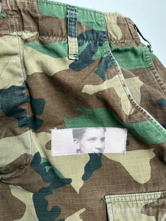 vintage patchwork camo pants - image 7