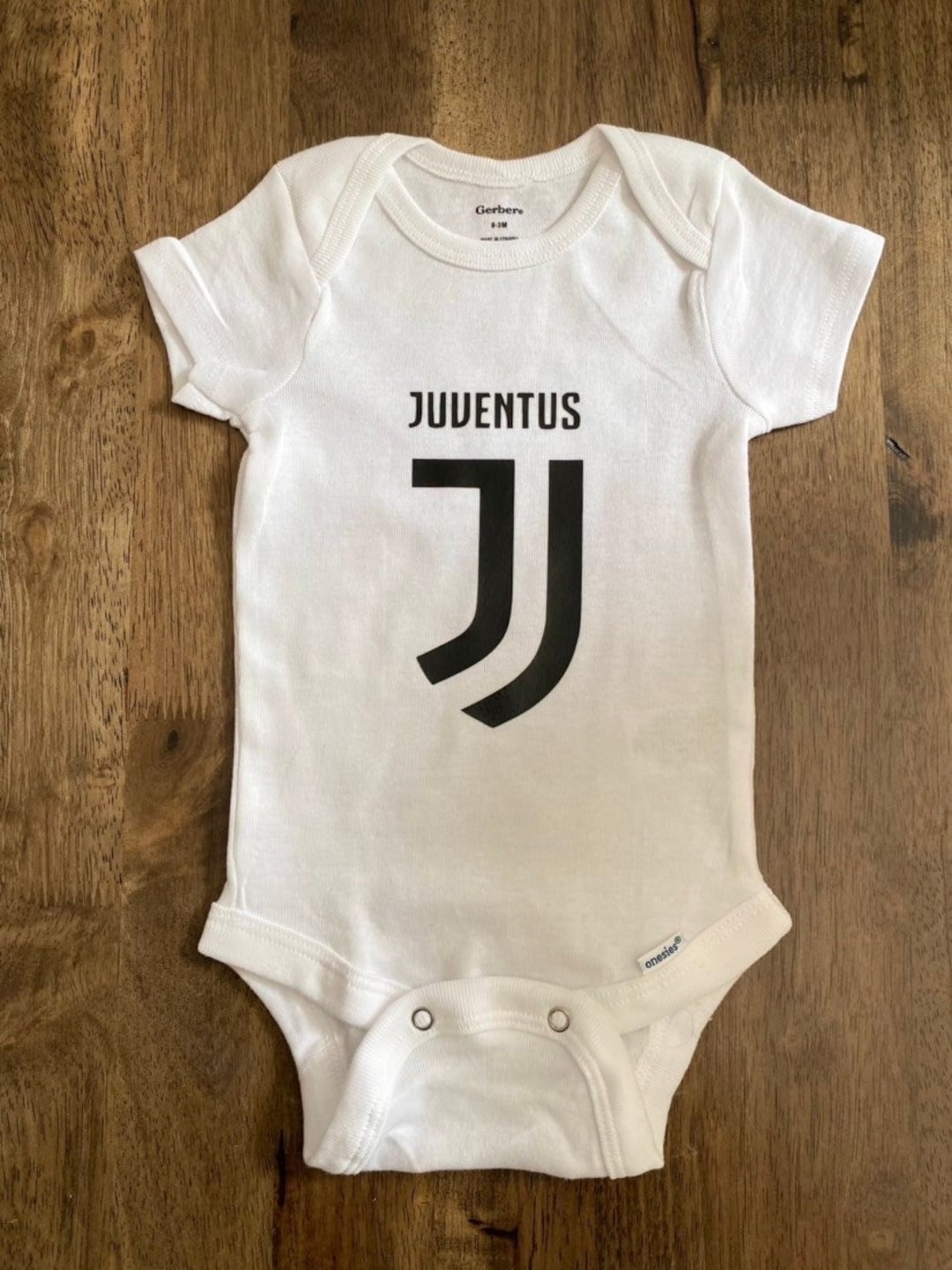 Tutina per neonato personalizzata/personalizzata Juventus Soccer