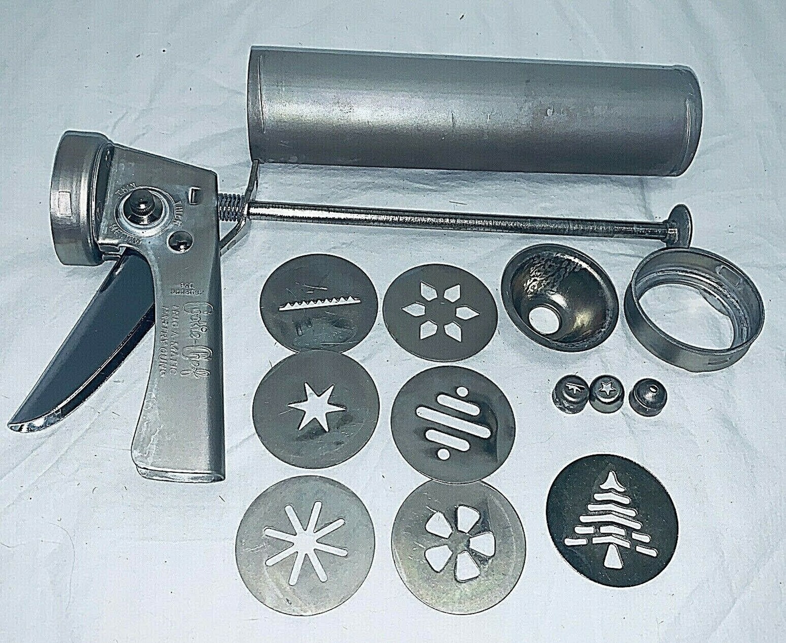 VTG CookieChef Pastry Press Gun TrigAMatic Heavy Duty Etsy