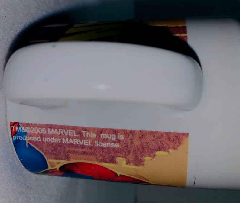 Erstaunlicher Spider-Man-Becher 20 Oz Sherwood 2006 Cup Marvel Wrap around Grafiken Bild 4