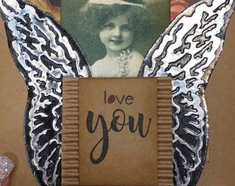 Love you, Miss you, Hey you - cling rubber stamps