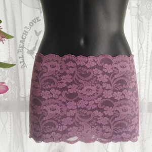 Mini skirt, Super Mini, Bikini/thong cover, Tube Top, Bottom Cover, Dancer, Corset Belt, Belt, Spruce up an outfit! Mauve