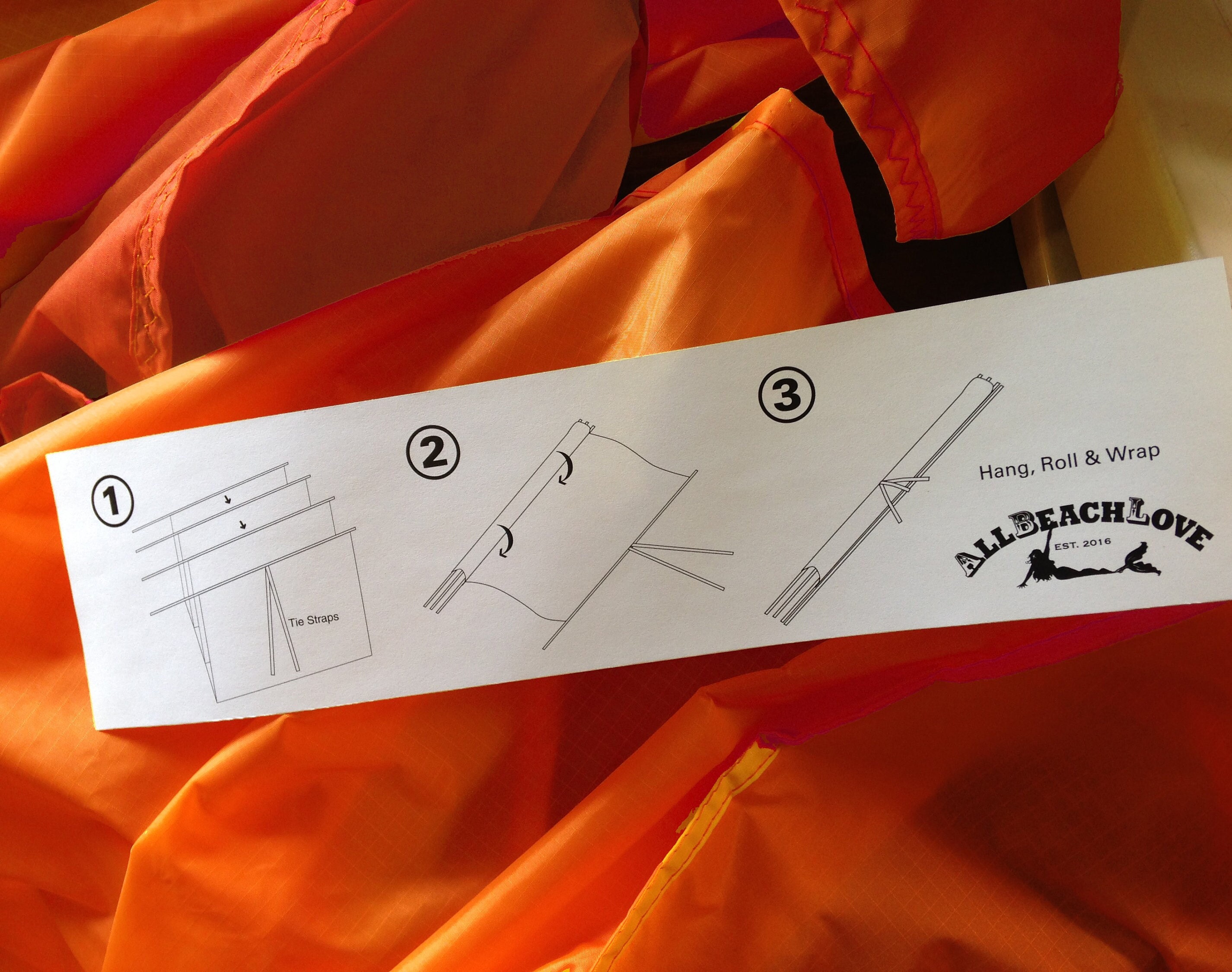 Windscreen, 6 yards, Orange, Magenta, Rip Stop, 4' tall, Privacy for Beach, Backyard, Hot tub, Camping, RV, Poles Not Included