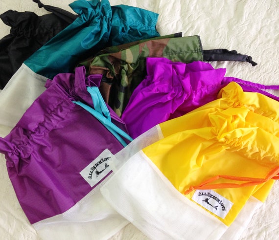 Mermaid, Beach Glass Bag, Shell Bag, Toiletry Bag for Camping, Beach Comer  Bag, Beach Camping, Shell Collector, Jewelry Bag, Unisex Gifts