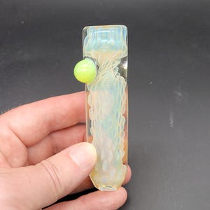 Thick Inside Out Fume Glass Chillum Pipe