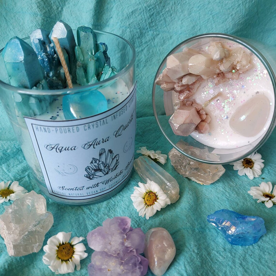 ZODIAC CRYSTAL CANDLES Etsy