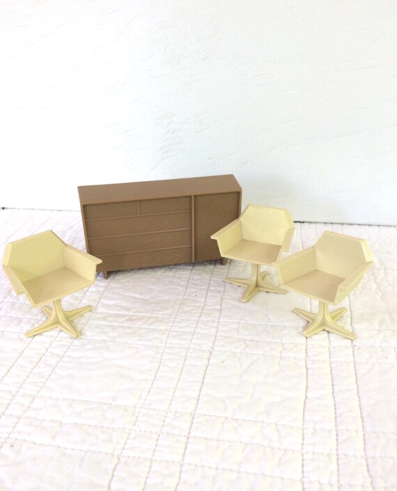 mid century dollhouse furniture