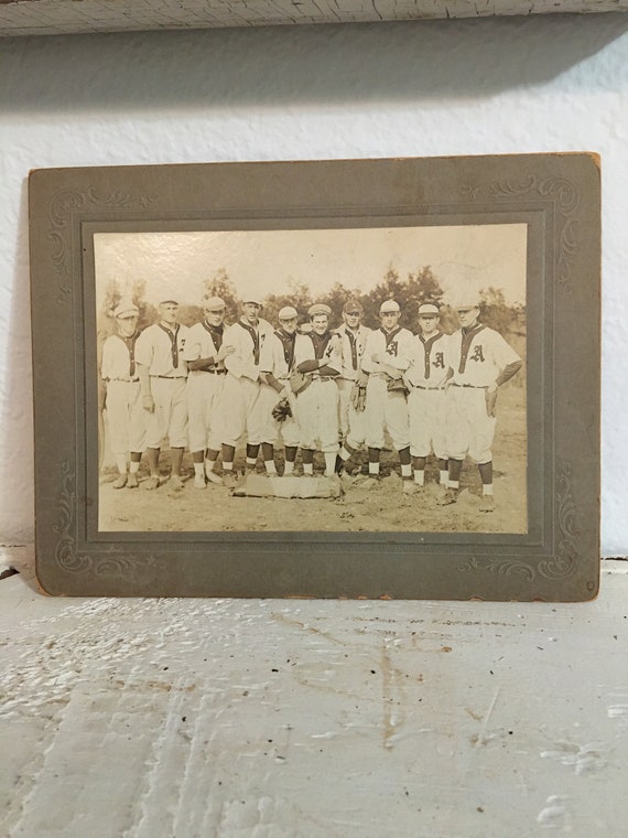 Baseball Team Sepia Photo Original | Etsy