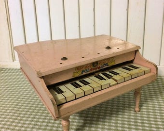 Vintage Toy Grand Piano