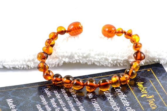 amber touch teething necklace