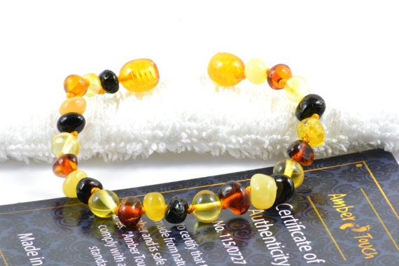 amber touch teething necklace