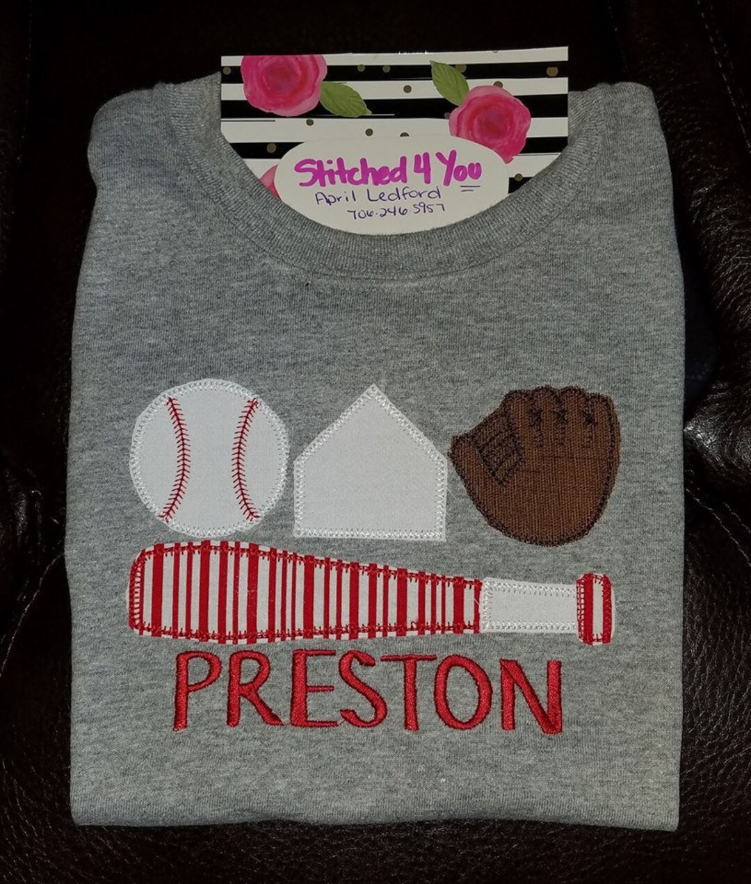 Embroidered Baseball Tshirt Boys Baseball Shirt Baseball Etsy